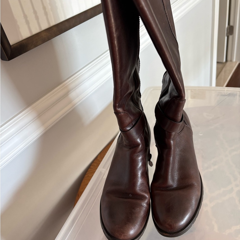 Nike Women's Over the Knee Brown Boots